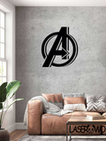 AVENGERS LOGO MARVEL - DEKORACJA HDF 3MM