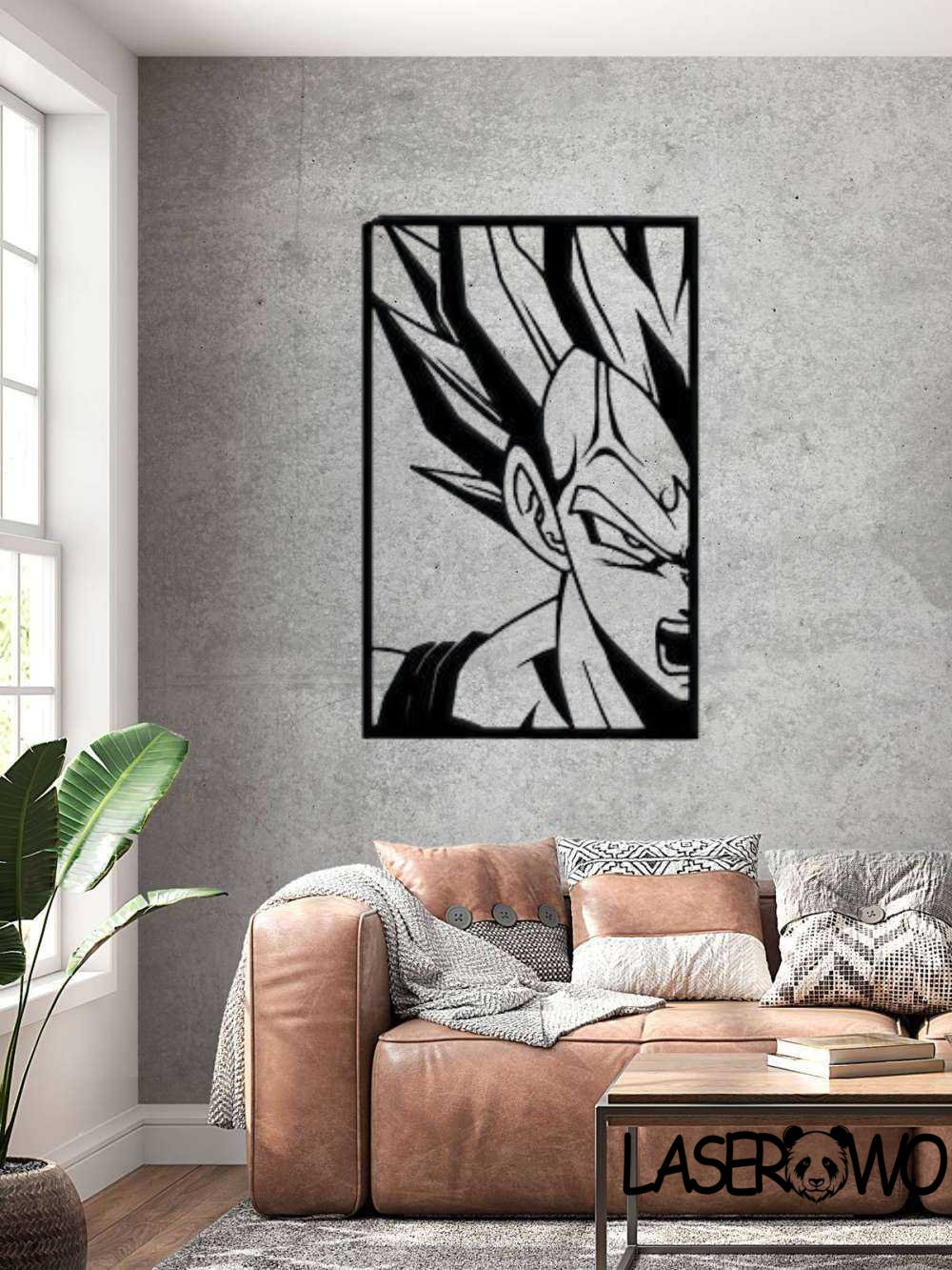 DRAGON BALL VEGETA DEKORACJA HDF 3MM