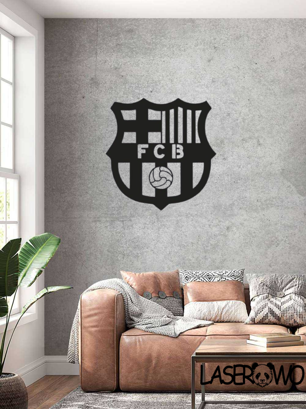 FC BARCELONA LOGO - DEKORACJA HDF 3MM