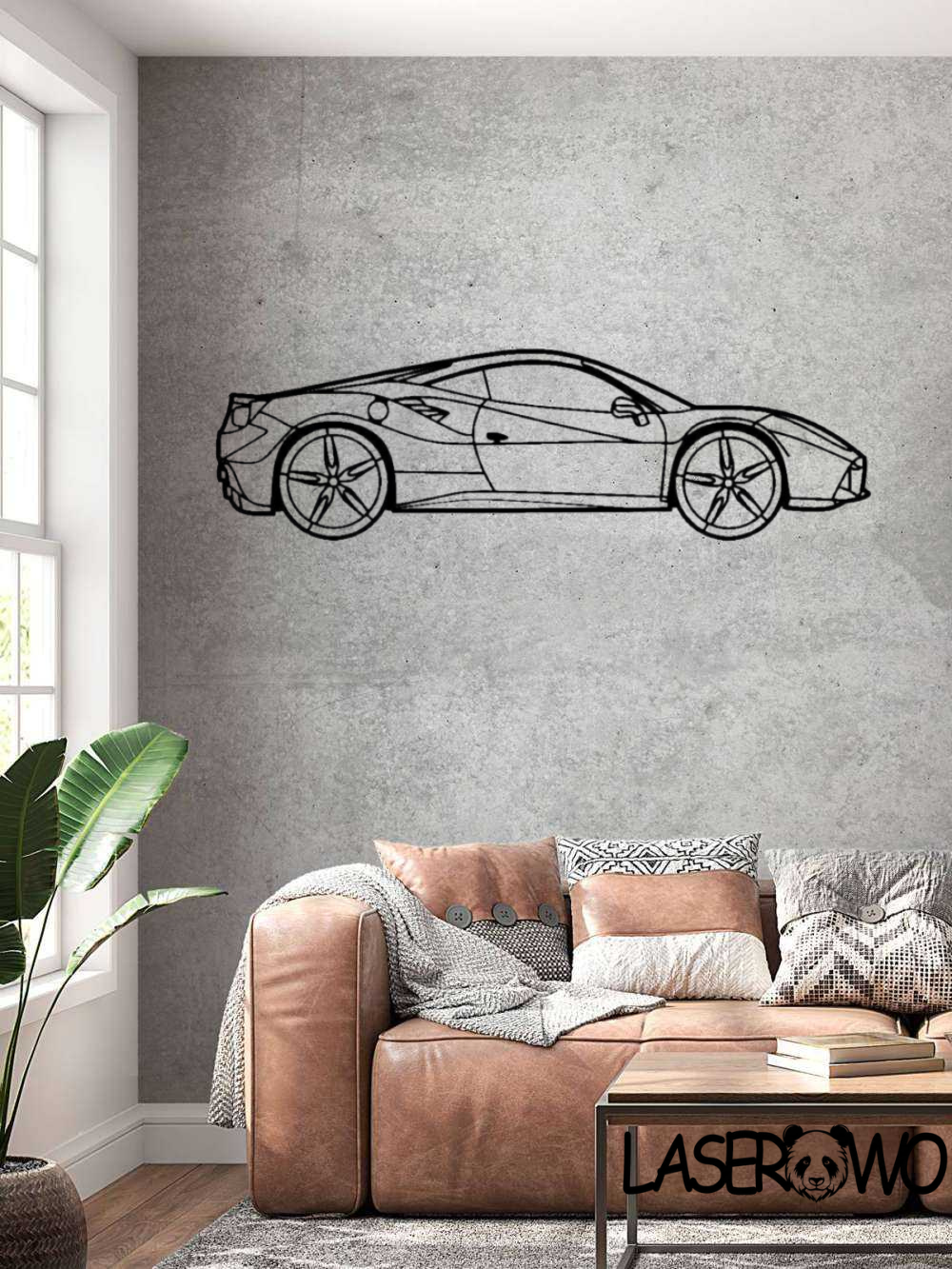 Ferrari 488 GTB – DEKORACJA HDF 3MM