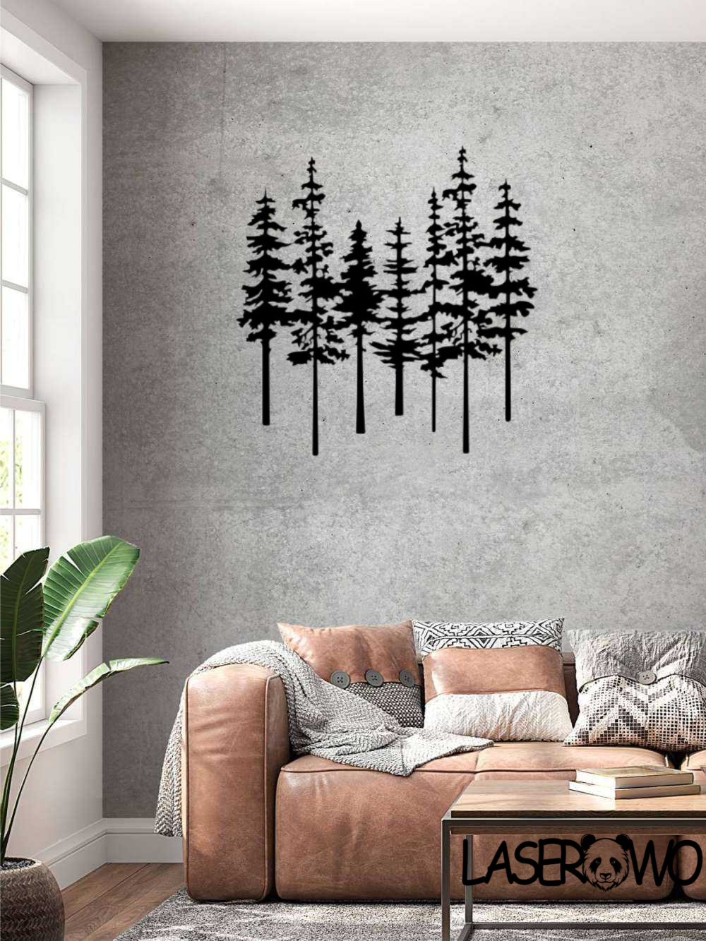 LAS SOSNOWY - DEKORACJA HDF 3MM