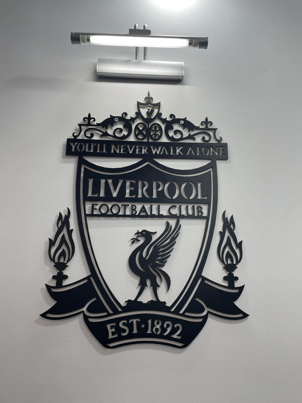 Herb Liverpool FC – Ażurowa Ozdoba Ścienna 3D z HDF