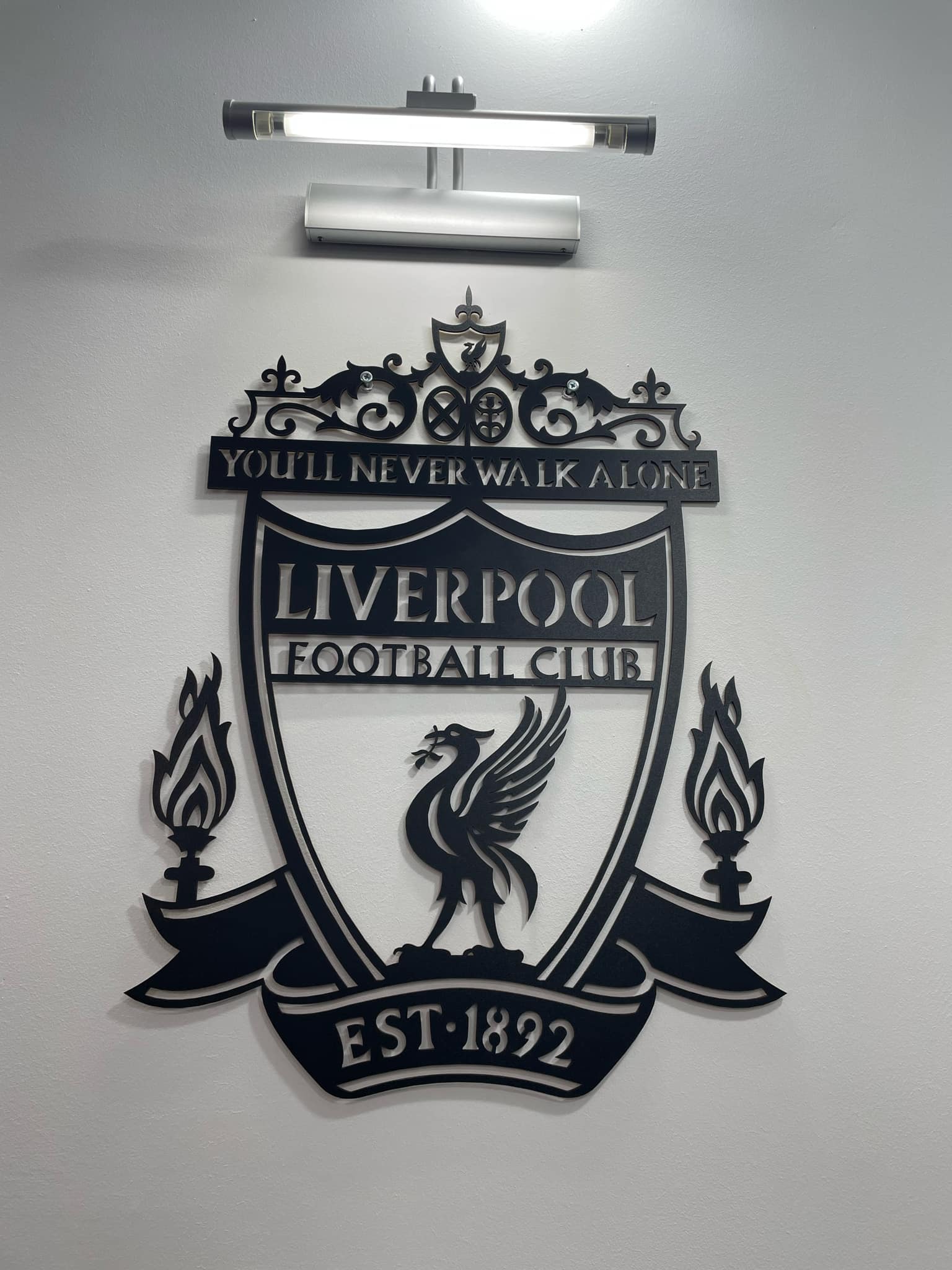 Herb Liverpool FC – Ażurowa Ozdoba Ścienna 3D z HDF