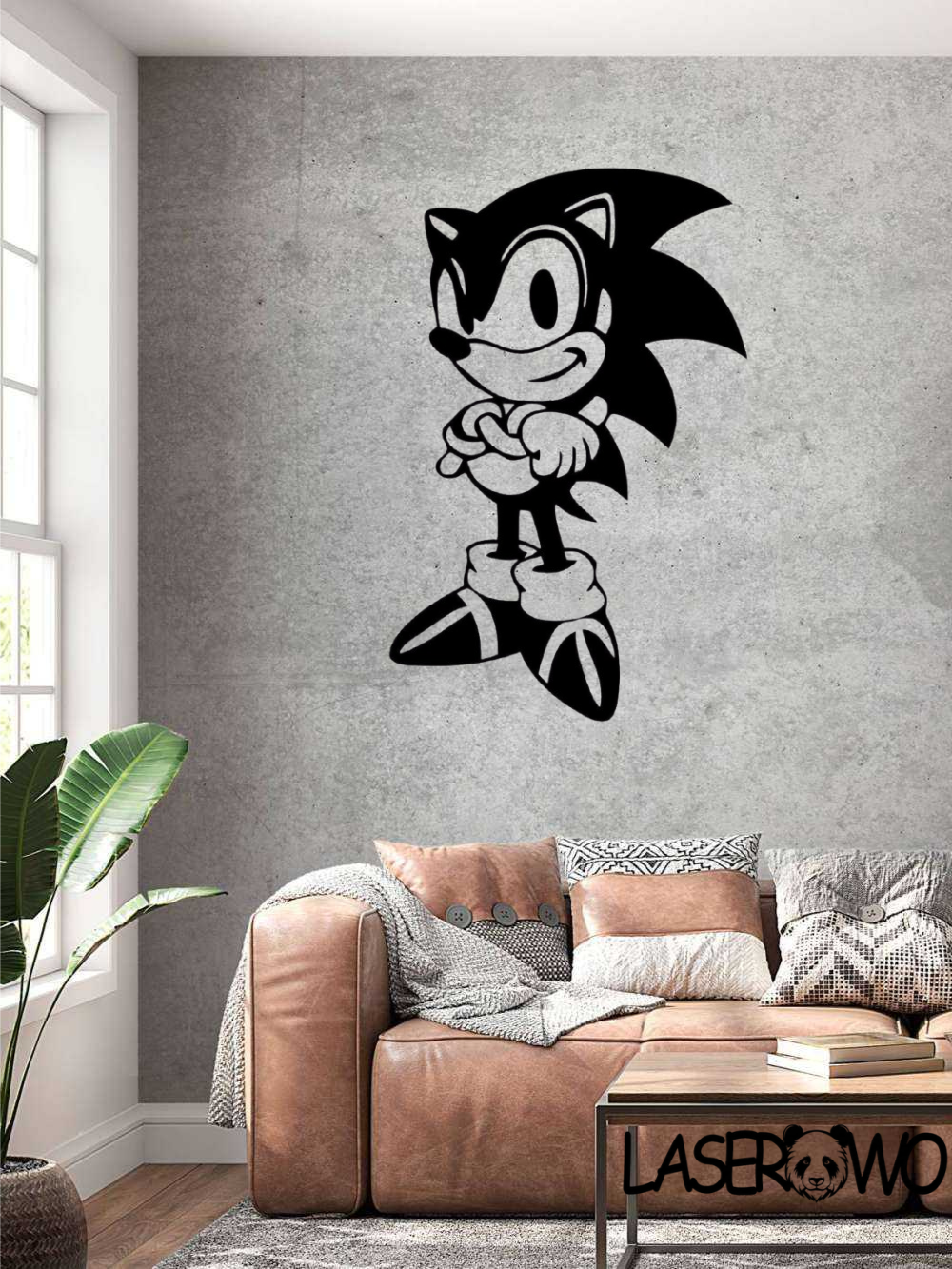 SONIC THE HEDGEHOG - DEKORACJA HDF 3MM