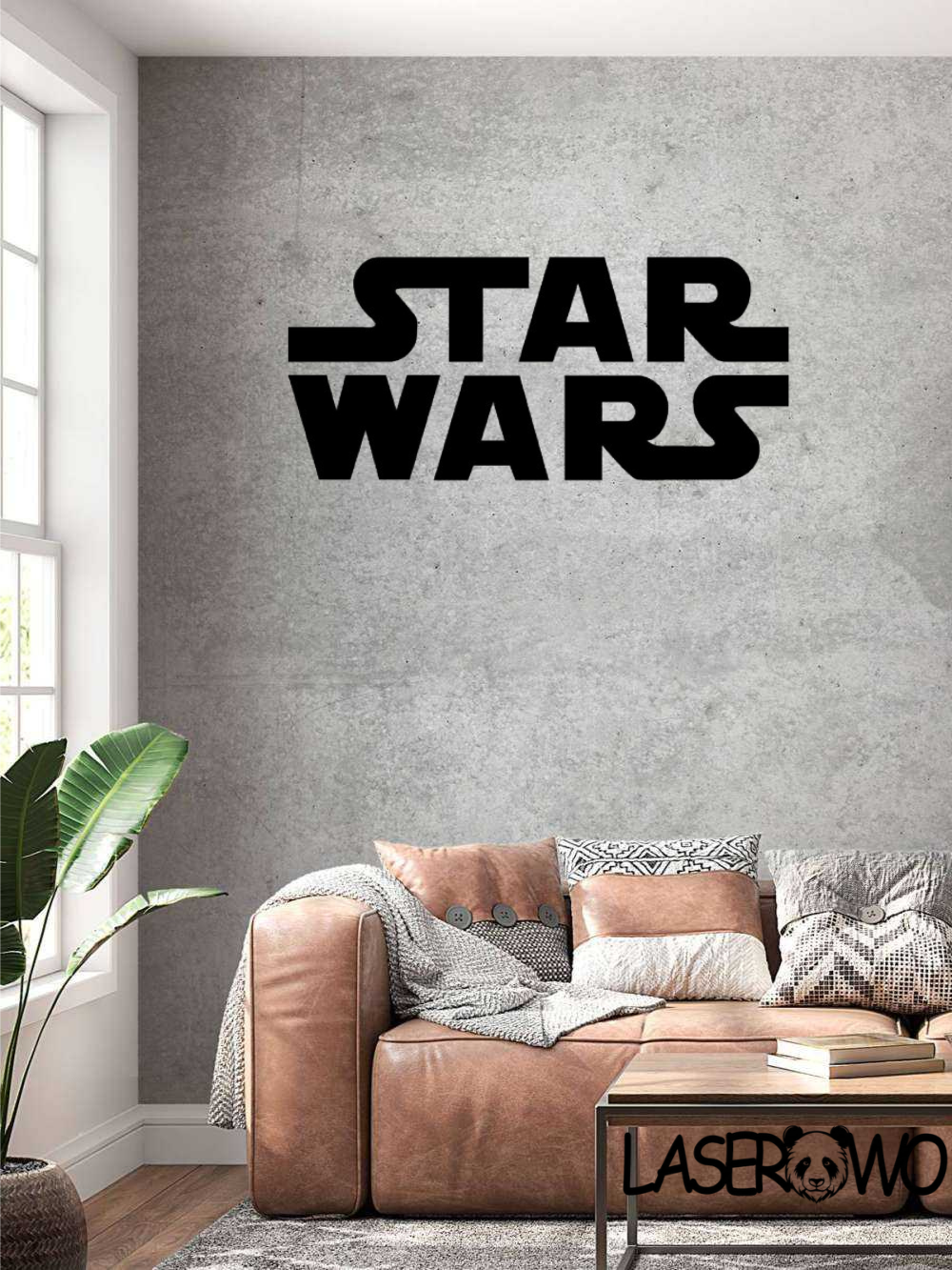 STAR WARS - LOGO - DEKORACJA HDF 3MM