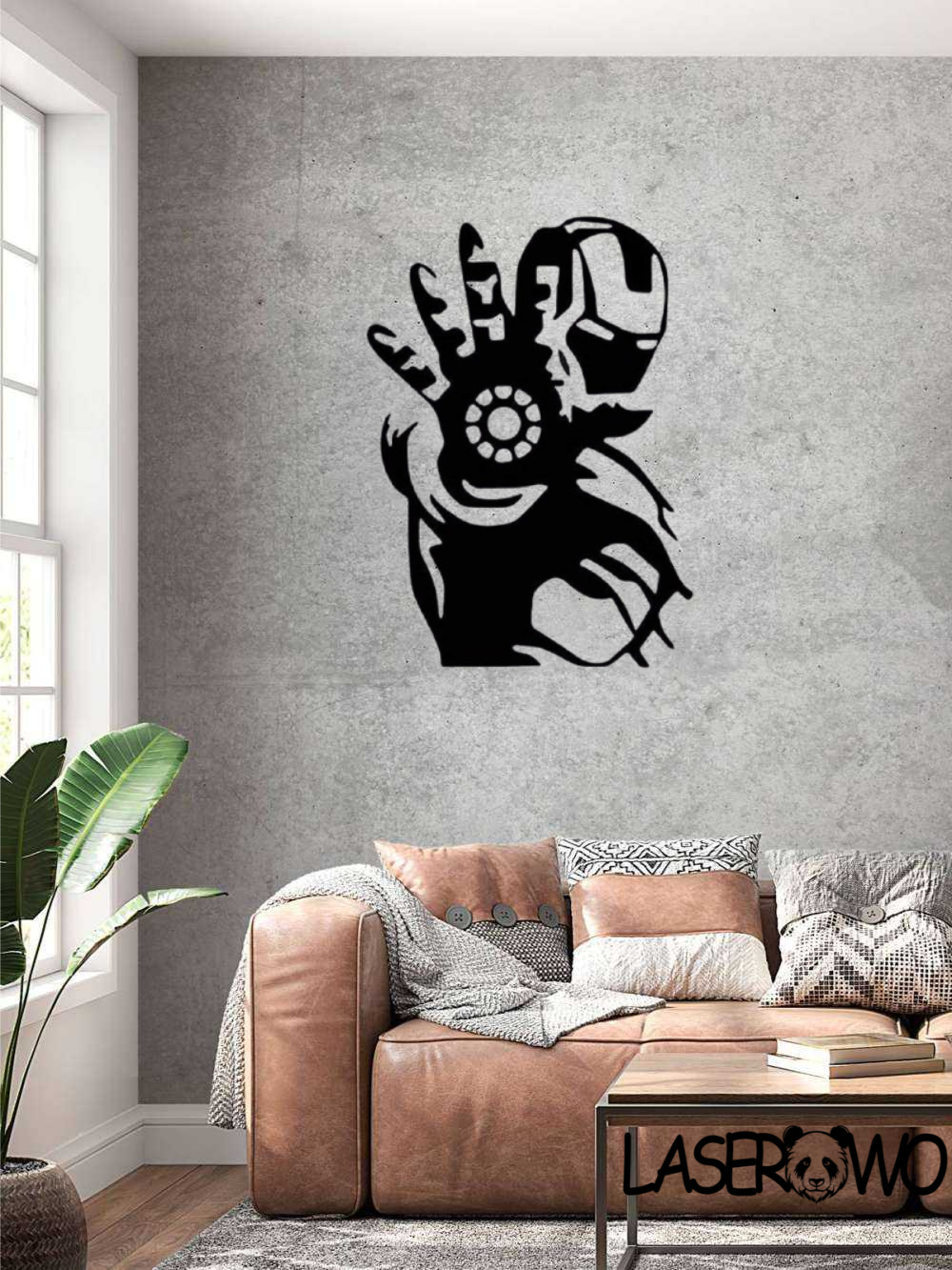 SYLWETKA IRON MANA - DEKORACJA HDF 3MM