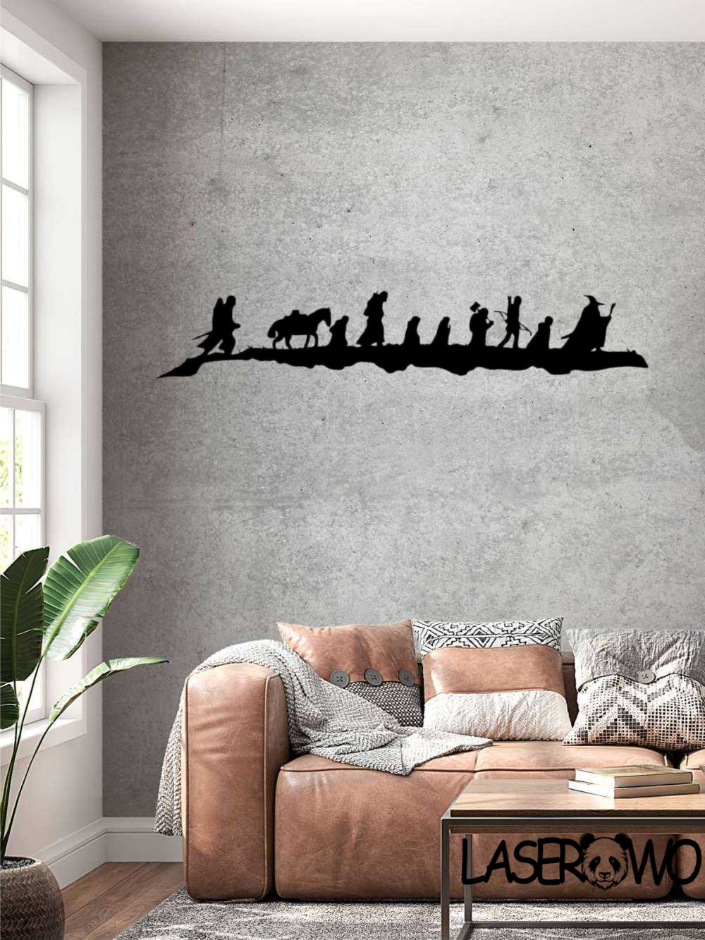 WŁADCA PIERŚCIENI – DRUŻYNA PIERŚCIENIA – DEKORACJA HDF 3MM