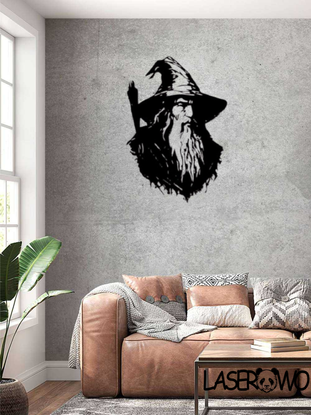 WŁADCA PIERŚCIENI – GANDALF SZARY – DEKORACJA HDF 3MM