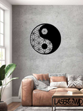 YIN YANG WZÓR GEOMETRYCZNY DEKORACJA HDF 3MM